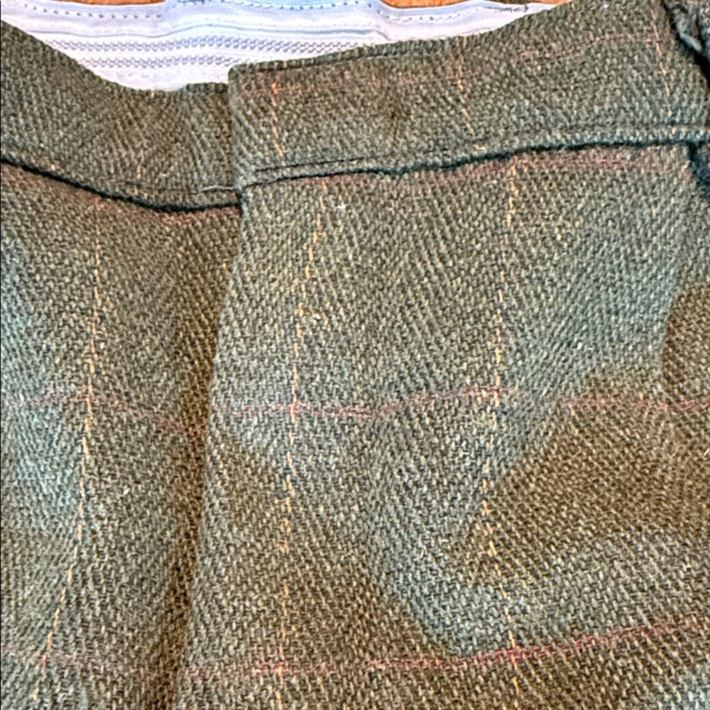 Green Tweed Pants + 4s 40 long